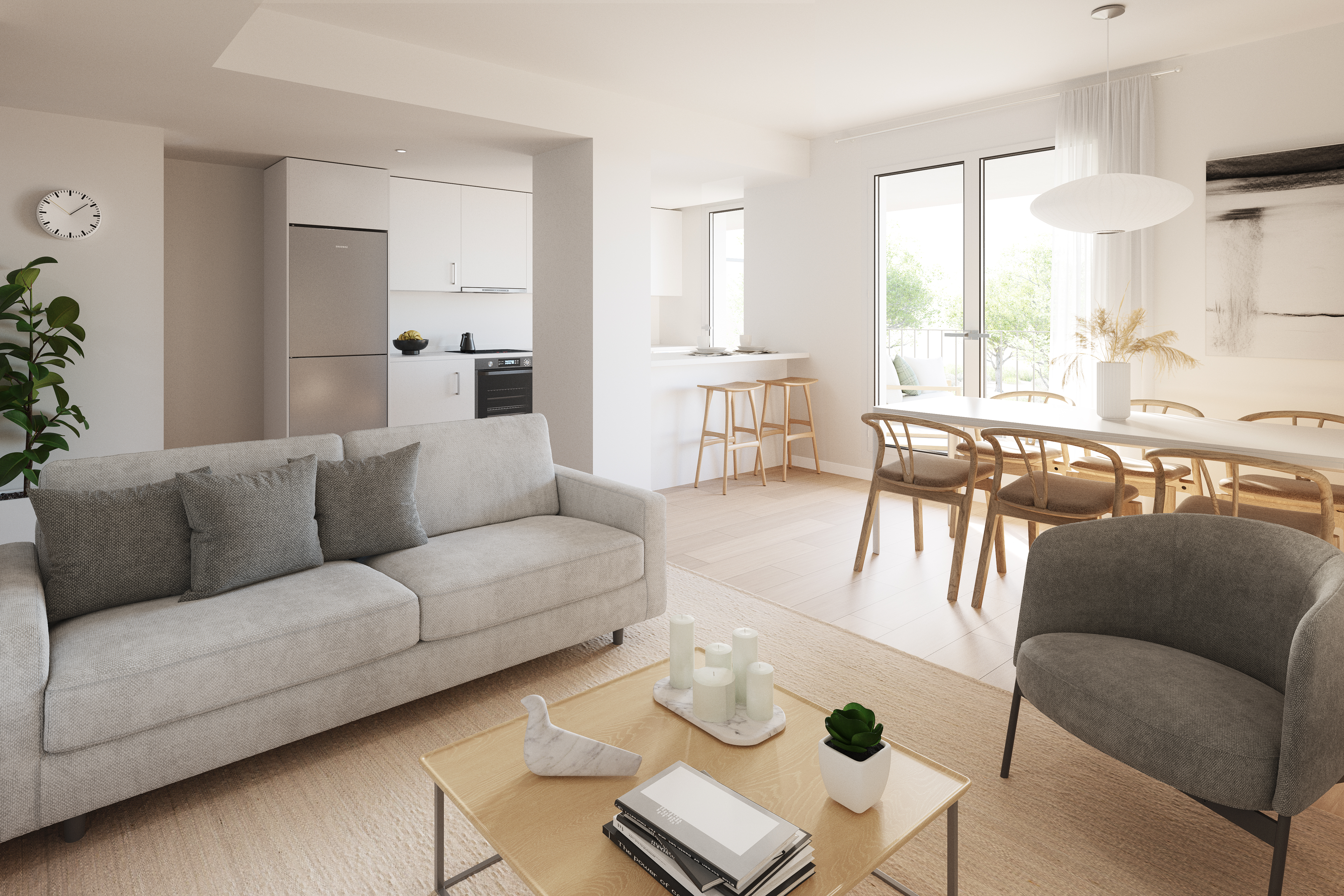 Infografía promoción Residencial Alhucema
