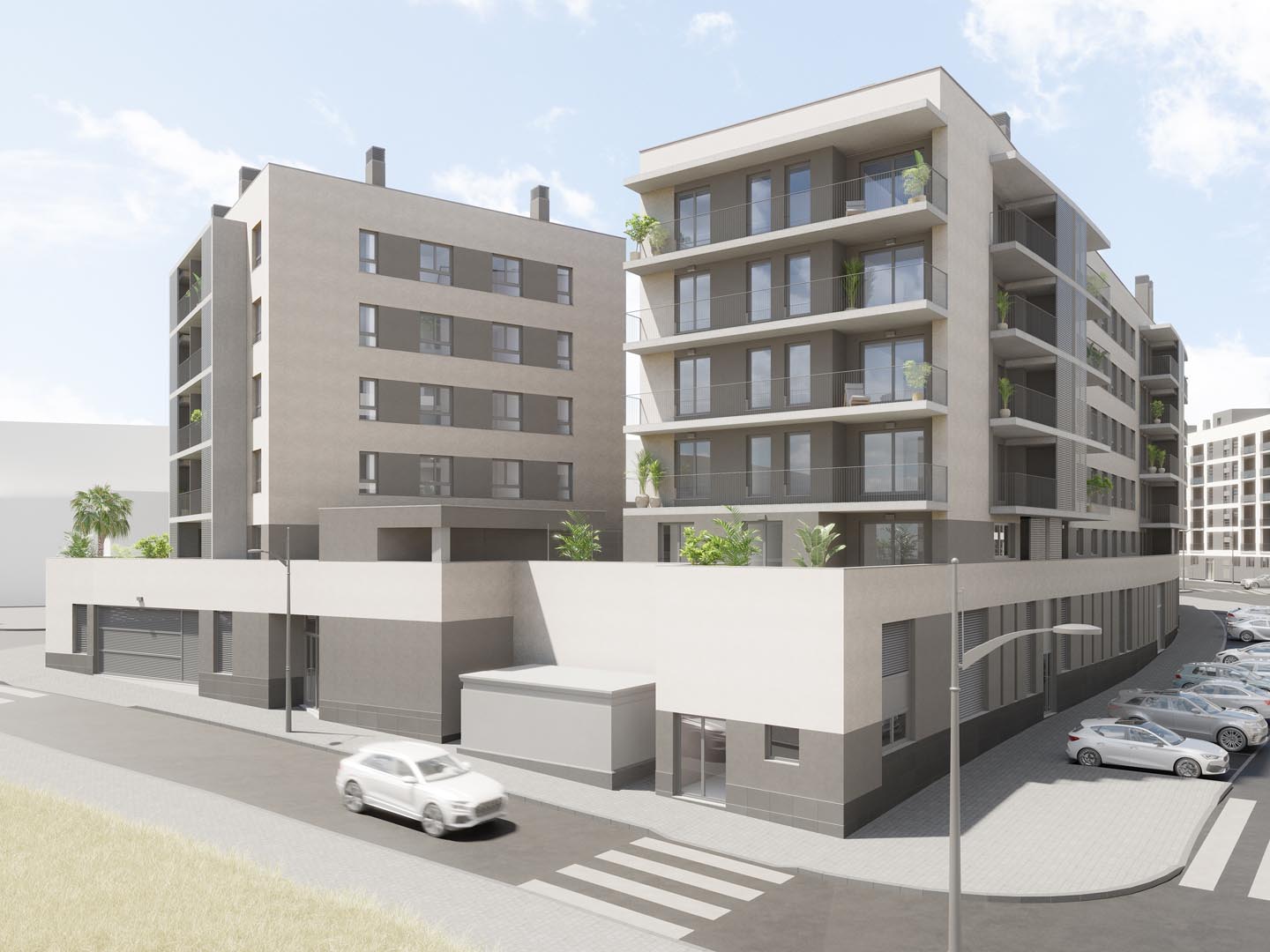 Infografía promoción Residencial Parque Fluvial