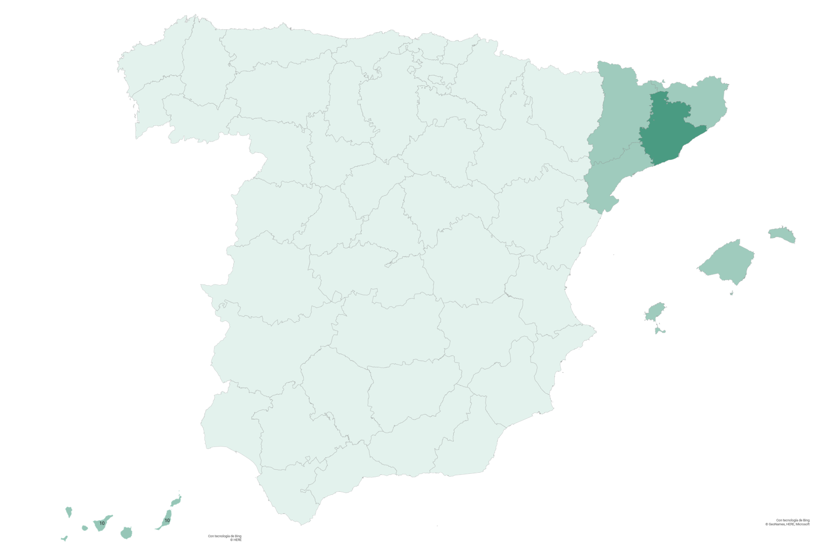 Mapa ubicación de la Delegación Territorial